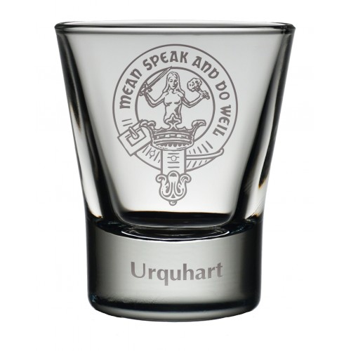 Clan Crest Dram Glass